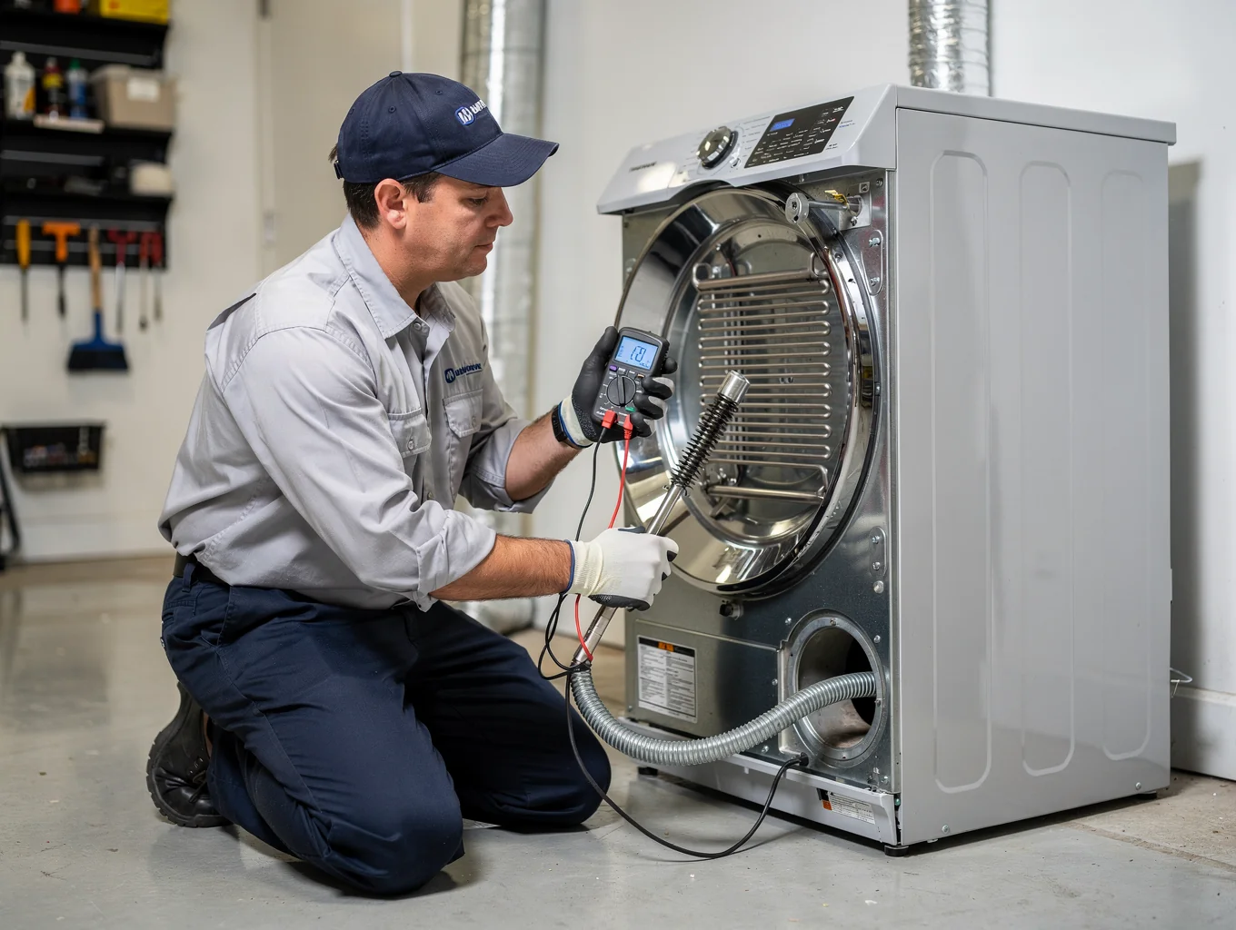 Electric and gas dryer heating assembly restoration in Buford GA